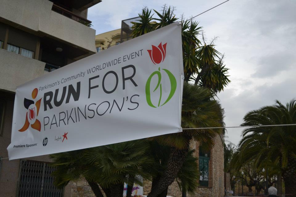 Banner for the "Run for Parkinson's" event
